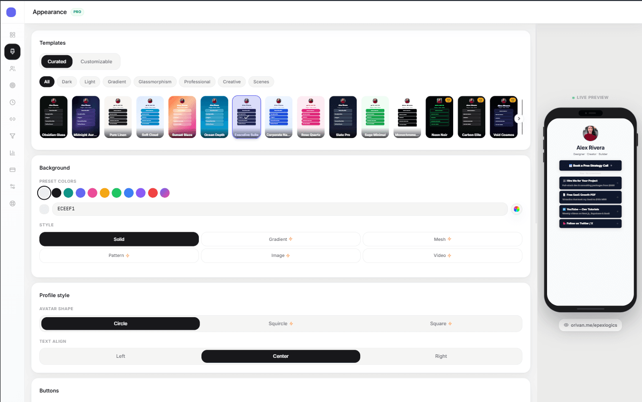 Appearance Builder